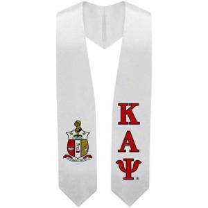 Greekgear Kappa Alpha Psi Super Crest – Shield Graduation Stole