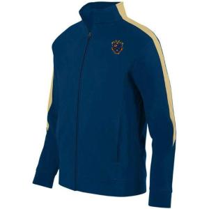 Greekgear Kappa Kappa Psi Track Jacket(Navy/Vegas Gold)