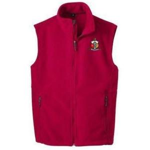 Kappa Alpha Psi Fleece Crest – Shield Vest(Red)