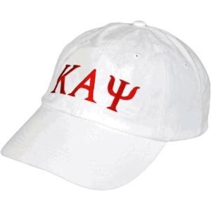 Kappa Alpha Psi Letter Hat(White)