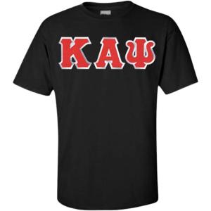 Kappa Alpha Psi Lettered T-Shirt(Black)