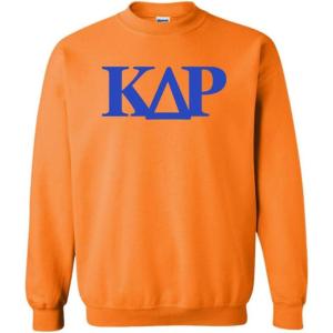 Kappa Delta Rho Logo Crewneck Sweatshirt(Gold)