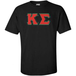 Kappa Sigma Lettered T-Shirt(Black)