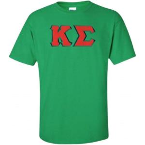 Kappa Sigma Lettered T-Shirt(Irish Green)