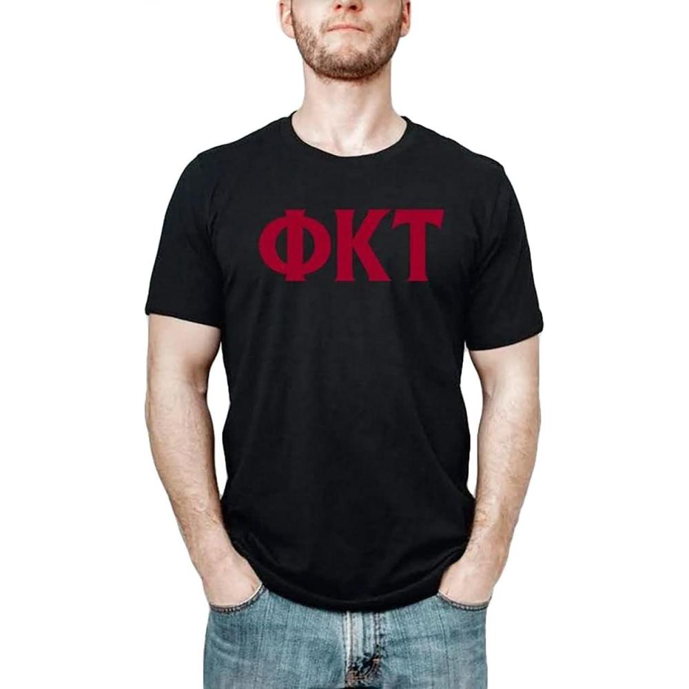 imagePhi Kappa Tau Letter TeeBlack