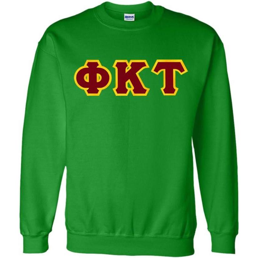 imagePhi Kappa Tau Lettered CrewneckIrish Green