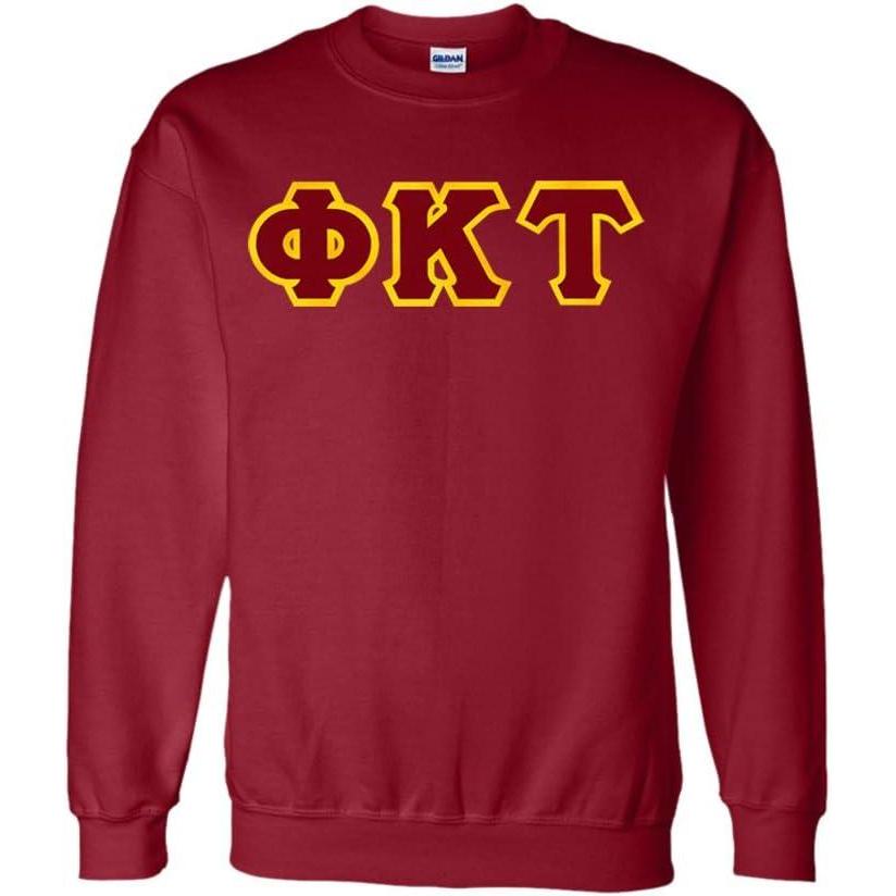 imagePhi Kappa Tau Lettered CrewneckMaroon