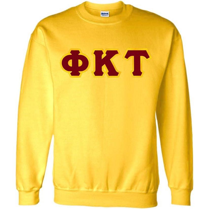 imagePhi Kappa Tau Lettered CrewneckOrange