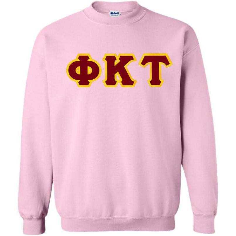 imagePhi Kappa Tau Lettered CrewneckPink