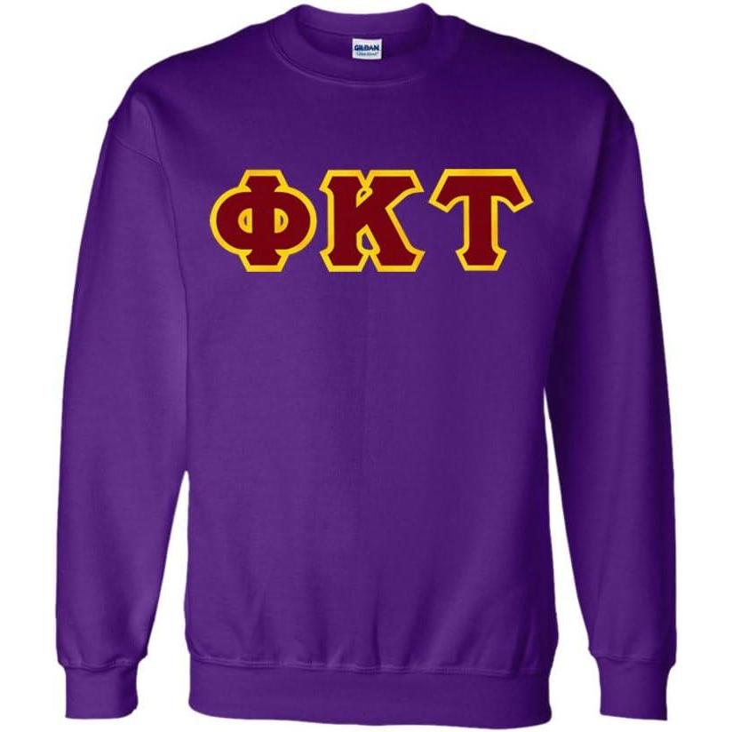 imagePhi Kappa Tau Lettered CrewneckPurple