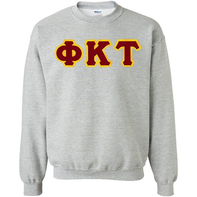 imagePhi Kappa Tau Lettered CrewneckSports Grey