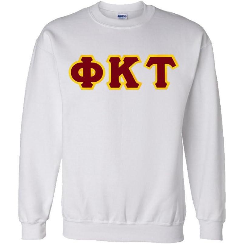 imagePhi Kappa Tau Lettered CrewneckWhite