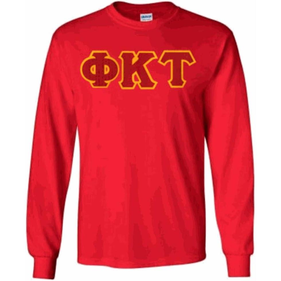 imagePhi Kappa Tau Lettered Long SleeveRed