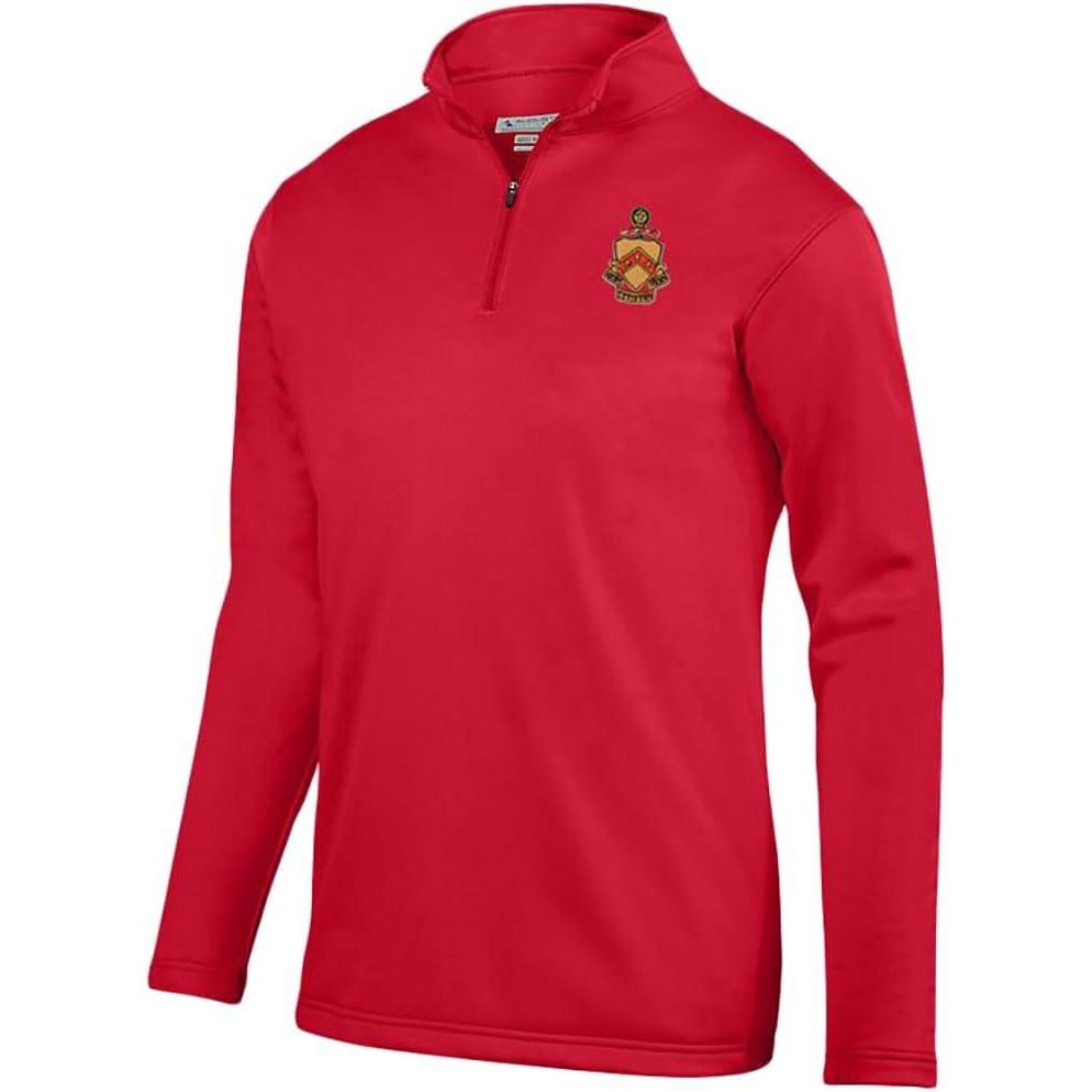 imagePhi Kappa Tau World Famous Crest Wicking Fleece PulloverRed