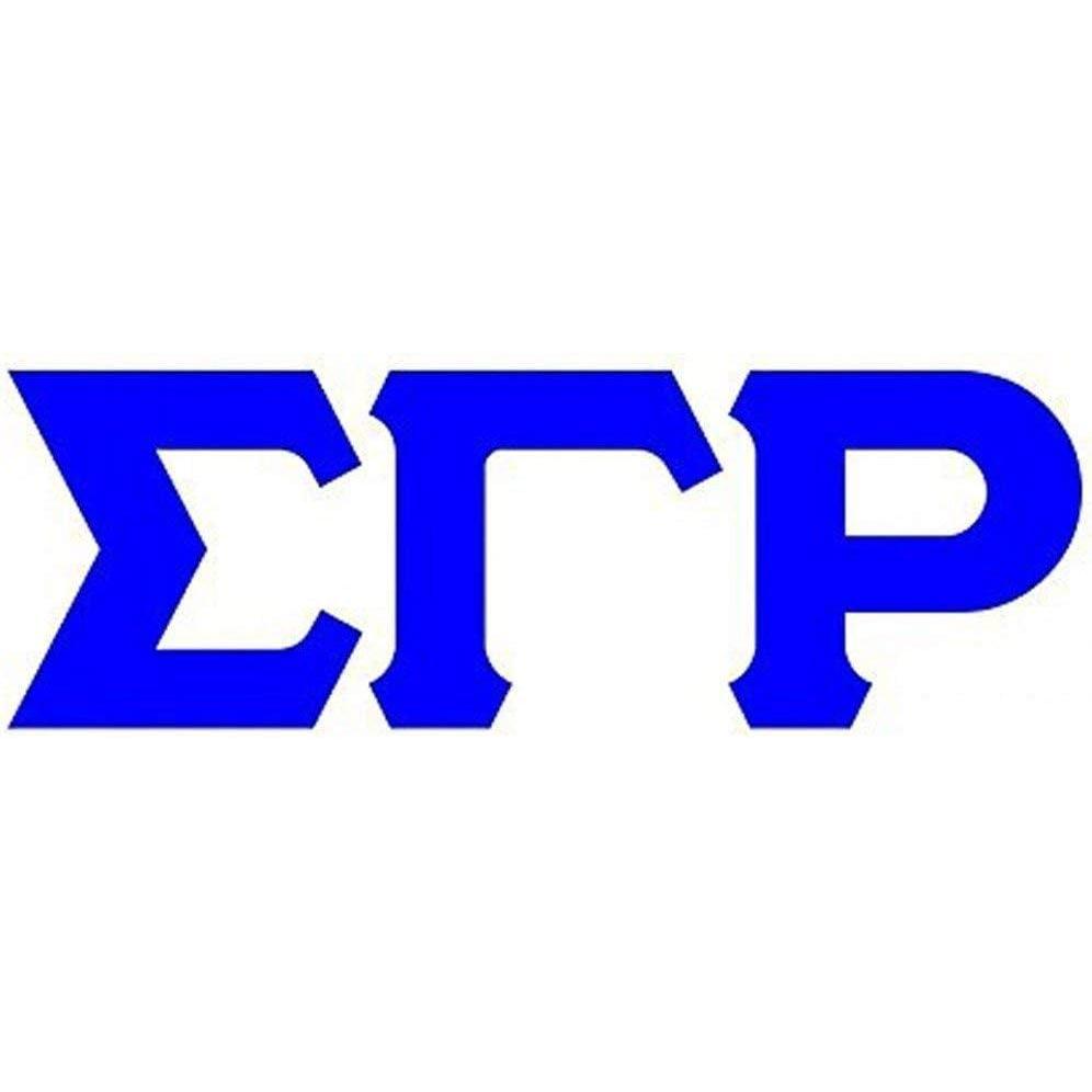 imageSigma Gamma Rho Big Greek Letter Window Sticker Decal 12 Inches Royal BlueRoyal Blue