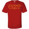 Phi Kappa Tau Lettered T-Shirt(Red)