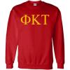 Phi Kappa Tau World Famous Greek Crewneck(Red)