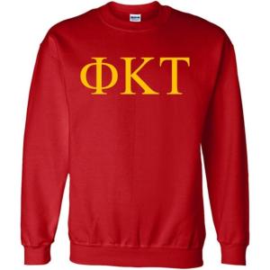Phi Kappa Tau World Famous Greek Crewneck(Red)