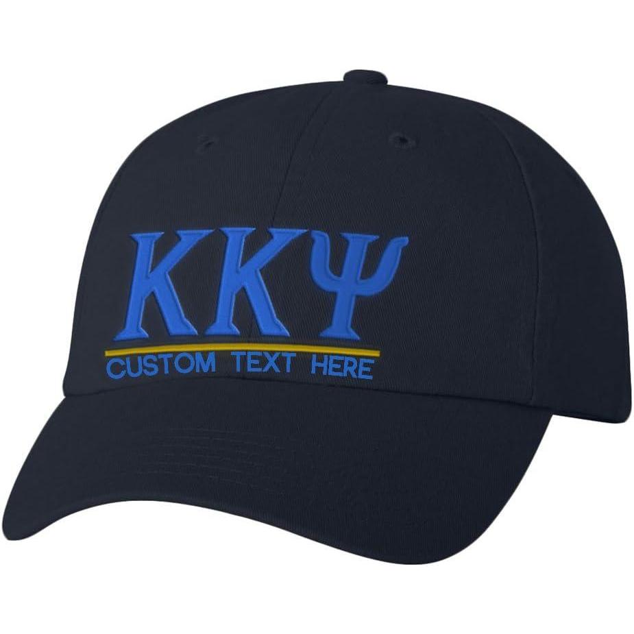 imagePersonalized Kappa Kappa Psi Greek Line HatNavy Blue