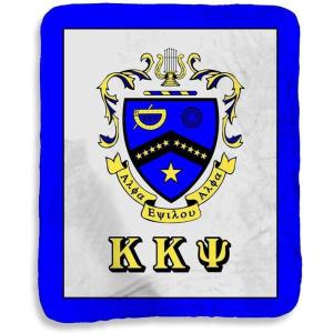 Greekgear Kappa Kappa Psi Sherpa Lap Blanket