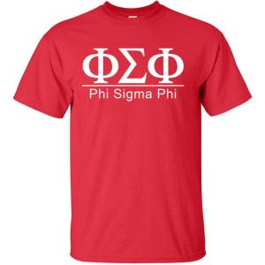 Phi Sigma Phi Bar Tee(Red)