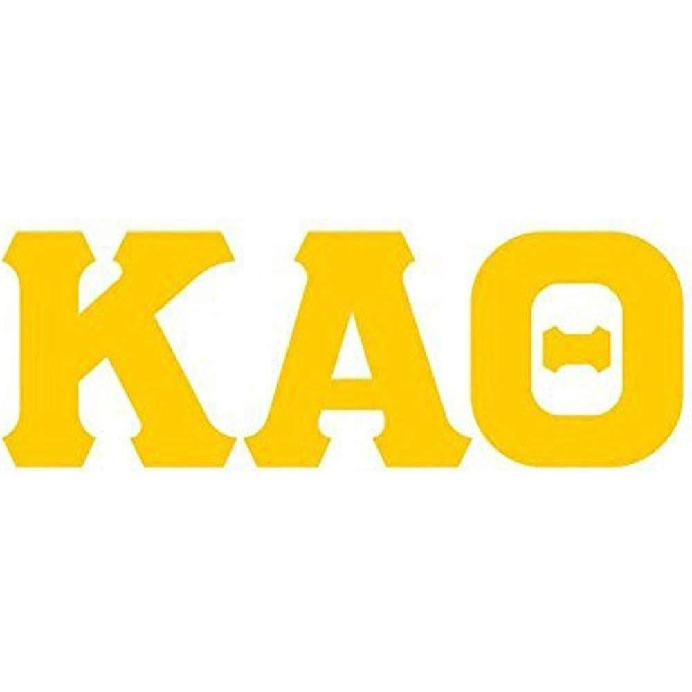 imageKappa Alpha Theta Big Greek Letter Window Sticker Decal 4 Inches Athletic GoldAthletic Gold