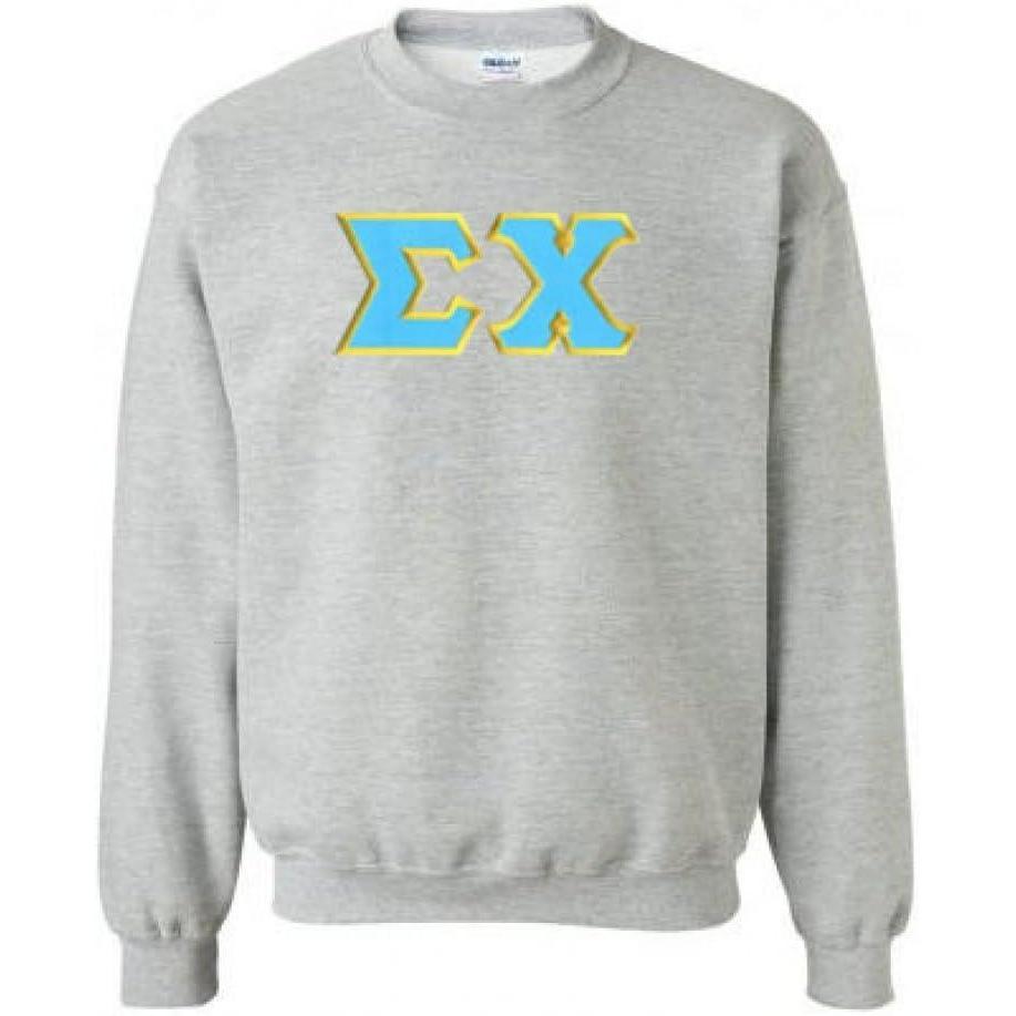 imageSigma Chi Lettered CrewneckSports Grey