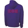 Sigma Phi Epsilon SigEp Tackle Twill Lettered Pack N Go Pullover(Purple)