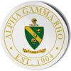 Alpha Gamma Rho Circle Crest – Shield Decal