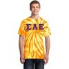 Sigma Alpha Epsilon Essential Tie-Dye Lettered Tee(Gold)