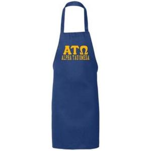 Greekgear Alpha Tau Omega ATO Large Apron Royal Blue
