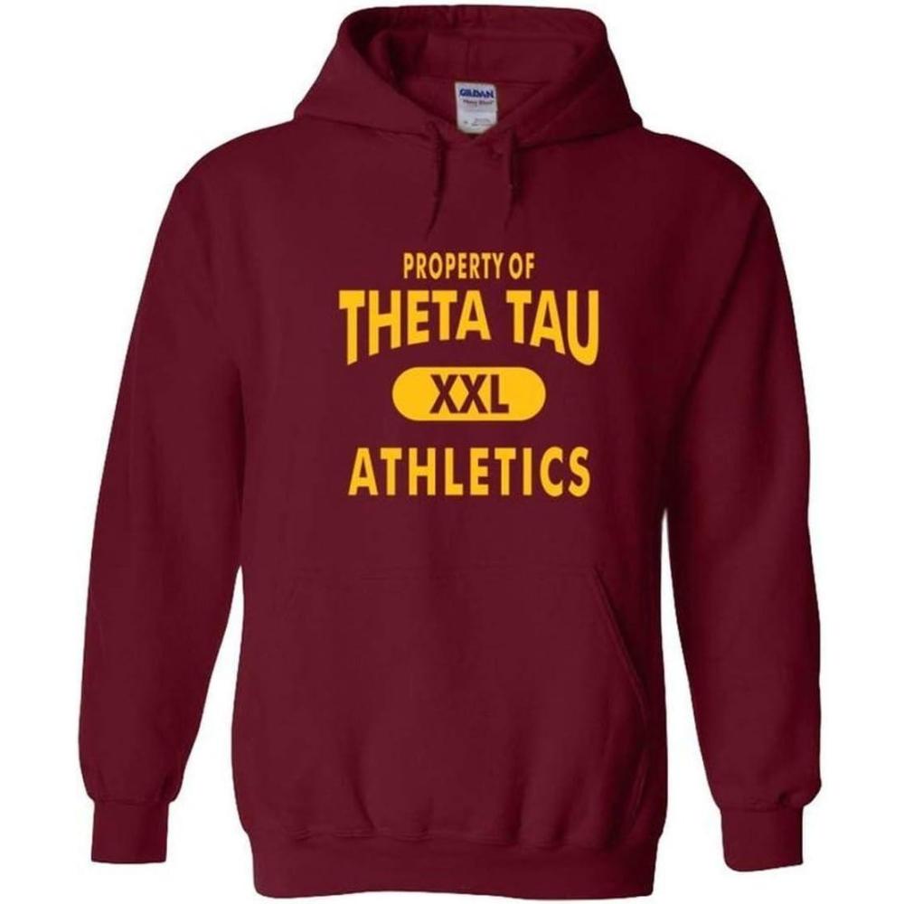 imageGreekgear Theta Tau Property Of Athletics HoodieMaroon