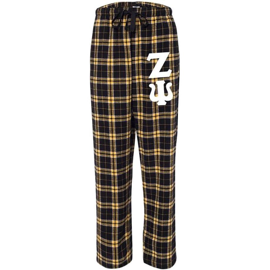 imageZeta Psi Pajamas Flannel PantBlackGold