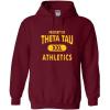 Greekgear Theta Tau Property Of Athletics Hoodie(Maroon)