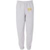 Zeta Psi Greek Lettered Thigh Sweatpants(Light Ash Grey)