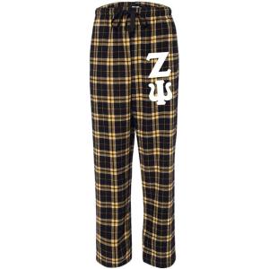 Zeta Psi Pajamas Flannel Pant(Black/Gold)