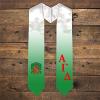Greekgear Alpha Gamma Delta Extra Fancy Diagonal Greek Graduation Stole W Crest