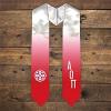 Greekgear Alpha Omicron Pi AOII Extra Fancy Diagonal Greek Graduation Stole W Crest