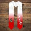 Greekgear Alpha Sigma Phi Extra Fancy Diagonal Greek Graduation Stole W Crest