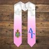 Greekgear Delta Gamma Extra Fancy Diagonal Greek Graduation Stole W Crest