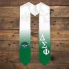 Greekgear Delta Sigma Phi Extra Fancy Diagonal Greek Graduation Stole W Crest