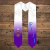 Greekgear Fiji Extra Fancy Diagonal Greek Graduation Stole W Crest