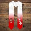 Greekgear Phi Sigma Phi Extra Fancy Diagonal Greek Graduation Stole W Crest