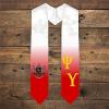 Greekgear Psi Upsilon Extra Fancy Diagonal Greek Graduation Stole W Crest