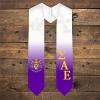 Greekgear Sigma Alpha Epsilon SAE Extra Fancy Diagonal Greek Graduation Stole W Crest