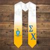 Greekgear Sigma Chi Extra Fancy Diagonal Greek Graduation Stole W Crest