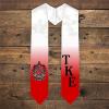 Greekgear Tau Kappa Epsilon TKE Extra Fancy Diagonal Greek Graduation Stole W Crest