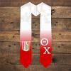 Greekgear Theta Chi Extra Fancy Diagonal Greek Graduation Stole W Crest
