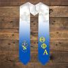 Greekgear Theta Phi Alpha Extra Fancy Diagonal Greek Graduation Stole W Crest