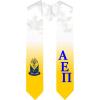 Greekgear Alpha Epsilon Pi Extra Fancy Diagonal Greek Graduation Stole W Crest